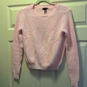 H&M pink knitted sweater, size xs